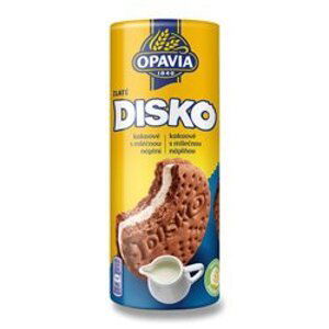 Opavia Disko - kakaové s mléčnou náplní, 169 g