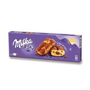 Milka Cake & Choc - jemné pečivo - s kousky čokolády, 5 × 35 g