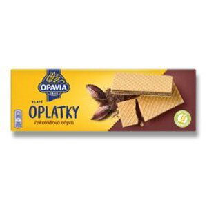 Opavia Zlaté Oplatky - čokoládové, 146 g