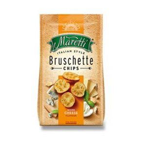 Maretti Bruschette Chips - pečené krekry - sýr, 70 g