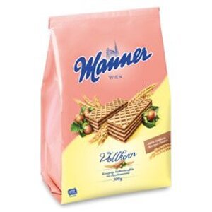 Manner - celozrnné oplatky - lískooříškové, 300 g