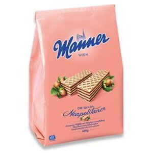 Manner - sušenky s lískooříškovou náplní, 400 g