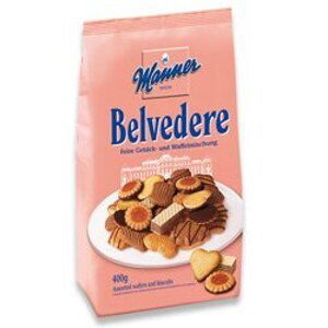 Manner Belvedere - mix sušenek a oplatek, 400 g