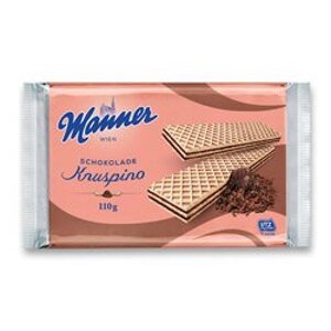 Manner Kruspino Schoko  - oplatky s náplní -  110 g