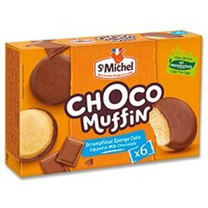 St Michel Choco Muffin - měkké pečivo s mléčnou čokoládou - 180 g