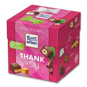 Ritter Sport Thank You - čokoládové kostky - mix příchutí, 176 g