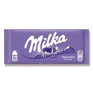 Milka - jemná čokoláda - Mléčná, 100 g