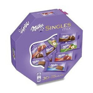 Milka Singles Mix - mini čokolády - mléčné, 138 g