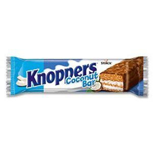 Knoppers CoconutBar - čokoládová tyčinka - kokosová, 40 g