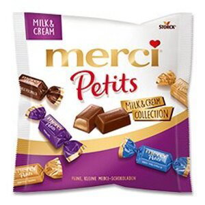 Merci Petits Milk & Cream Collection - čokoládky - 125 g