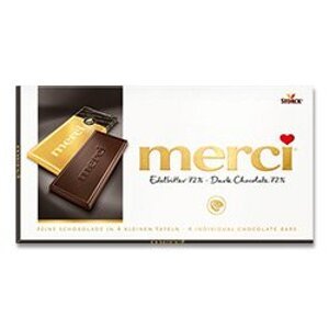 Merci - čokoláda - hořká, 100 g