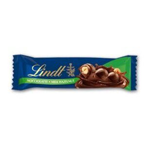 Lindt tyčinka Nocciolatte - mléčná s oříšky, 35 g