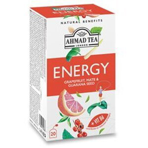 Ahmad Tea Energy - bylinný čaj - máta, grapefruit a guarana