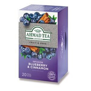 Ahmad Tea - ovocný čaj - borůvka a skořice