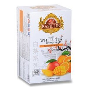 Basilur Ceylon White Tea Collection - bílý čaj - mango a pomeranč