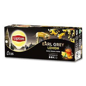 Lipton - černý čaj - Earl Grey Lemon