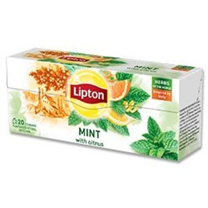 Lipton Herbs of the World - bylinný čaj - máta a citrusové ovoce