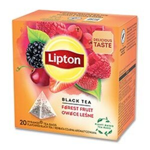 Lipton - černý čaj - lesní ovoce pyramida