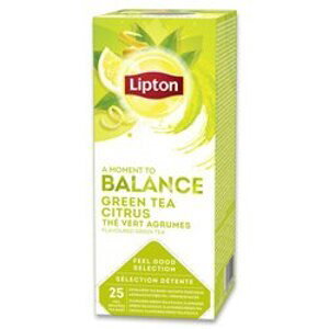 Lipton - zelený čaj - citrus