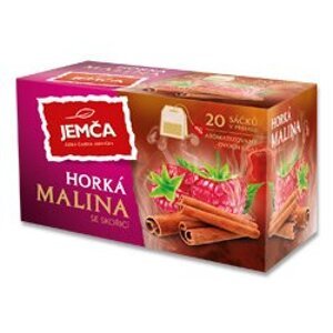 Jemča - ovocný čaj - horká malina se skořicí