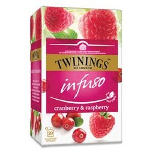 Twinings - ovocný čaj - malina, brusinka