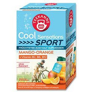 Teekanne Cool Sensations Sport - ovocný ledový čaj - mango a pomeranč
