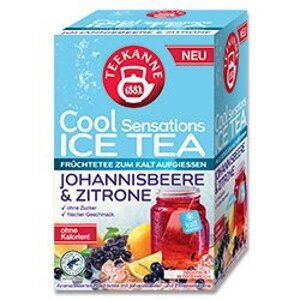 Teekanne Cool Sensations - ovocný ledový čaj - černý rybíz a citron