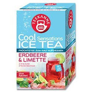 Teekanne Cool Sensations - ovocný ledový čaj - jahoda a limetka