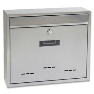 Poštovní schránka - 360 × 310 × 90 mm, stříbrná