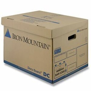 Iron Mountain DG/DC - archivační krabice na tabelační papír