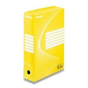 Esselte 80 - archivační krabice - 80 mm, žlutá