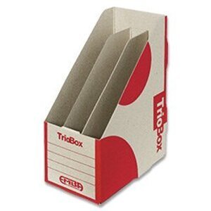 Emba Magazin Box - archivační krabice - 130 mm, červený