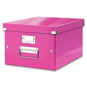 Leitz Click & Store - krabice A4 - růžová