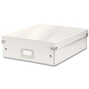 Leitz Click & Store - organizační krabice - 280 × 100 × 370 mm, bílá
