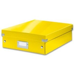 Leitz Click & Store - organizační krabice - 280 × 100 × 370 mm, žlutá