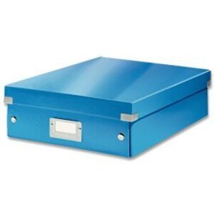 Leitz Click & Store - organizační krabice - 280 × 100 × 370 mm, modrá