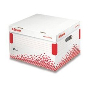 Esselte Speedbox - archivační kontejner s víkem - 355 × 193 × 252 mm, A4