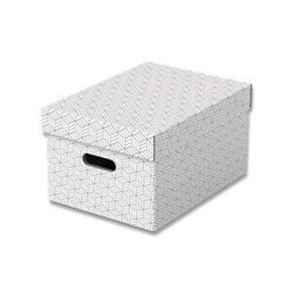 Esselte - úložný box - 265 x 365 x 205 mm, bílý, 3 ks