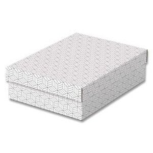 Esselte - úložný box - 265 x 360 x 100 mm, bílý, 3 ks
