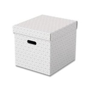 Esselte - úložný box - 320 x 365 x 315 mm, bílý, 3 ks