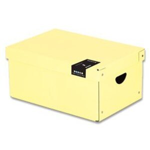 PP Pastelini - krabice - 355 x 240 x 160 mm, žlutá