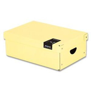 PP Pastelini - krabice - 355 x 240 x 90 mm, žlutá