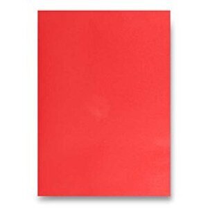Clairefontaine - obálka - C4, samolepicí, 5 ks, červená