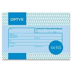 Optys - výdajový pokladní doklad